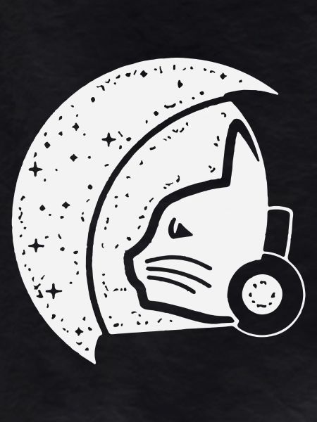 Galactic Cat Astronaut Illustration