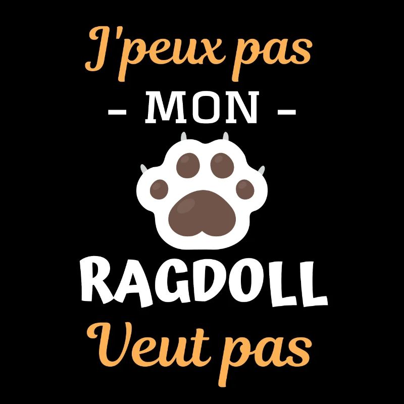 Race de chat ragdoll