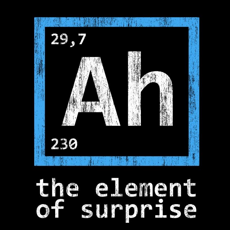 Élément du tableau périodique Surprise
