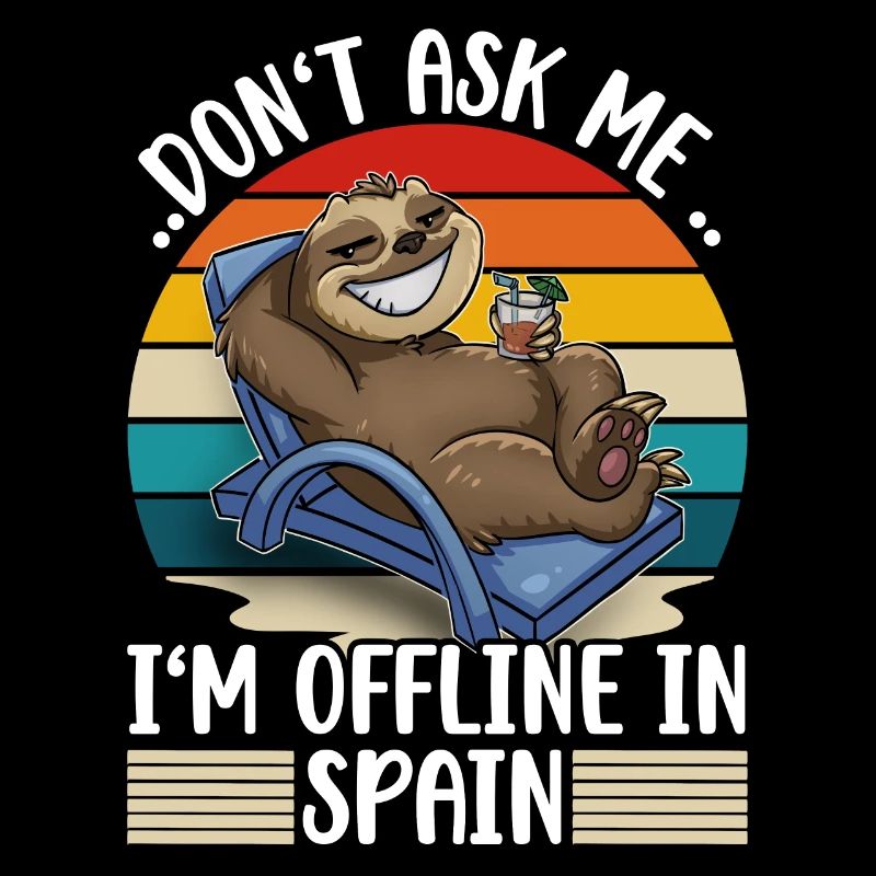 Spanien Urlaub Reise Faultier
