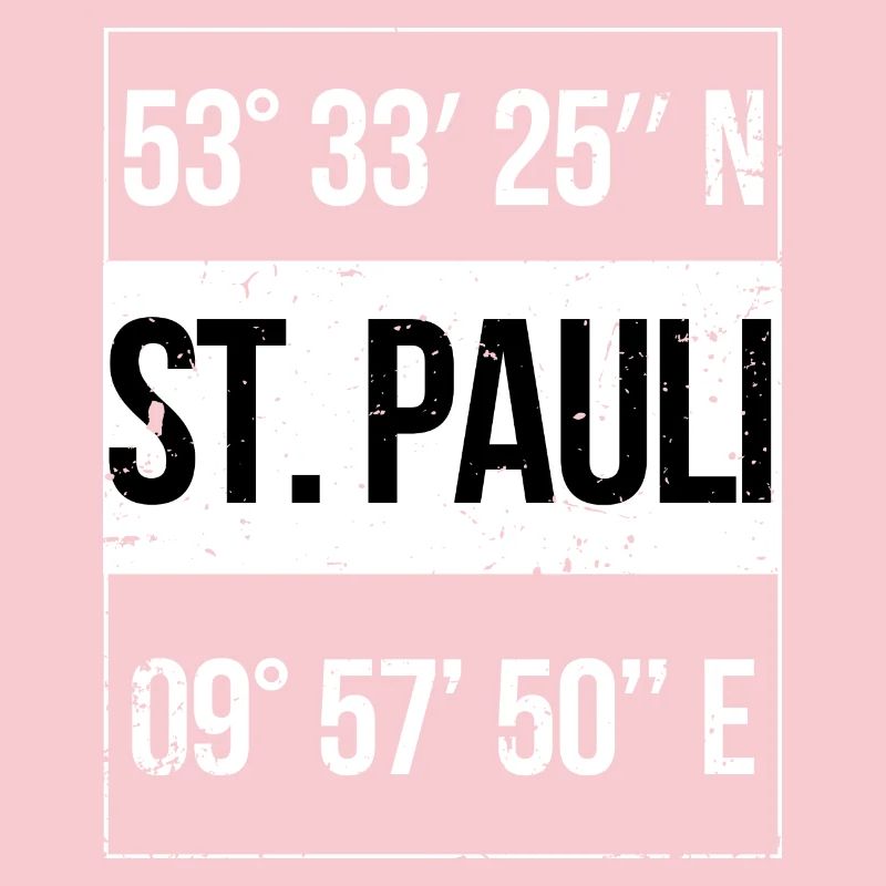 Coordinates St. Pauli Hamburg