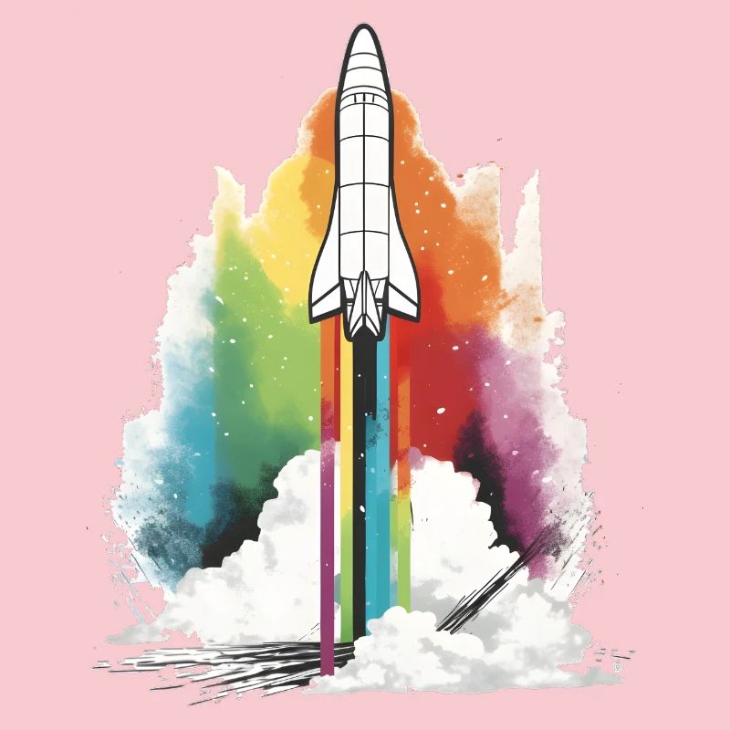 Fusée arc-en-ciel