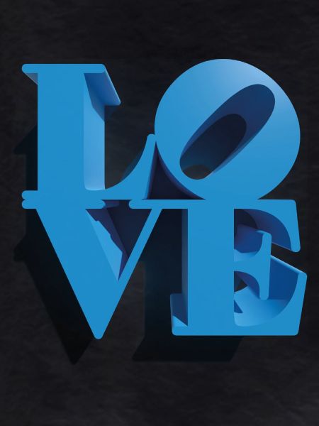 LOVE 3D Cyan