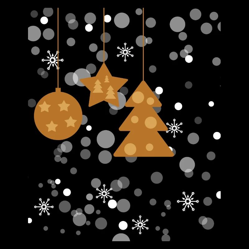 DÉCORATION DE NOËL AVEC DES FLOCONS DE NEIGE