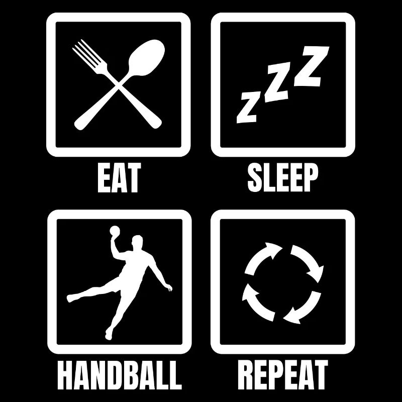 Eat Sleep Handball Repeat