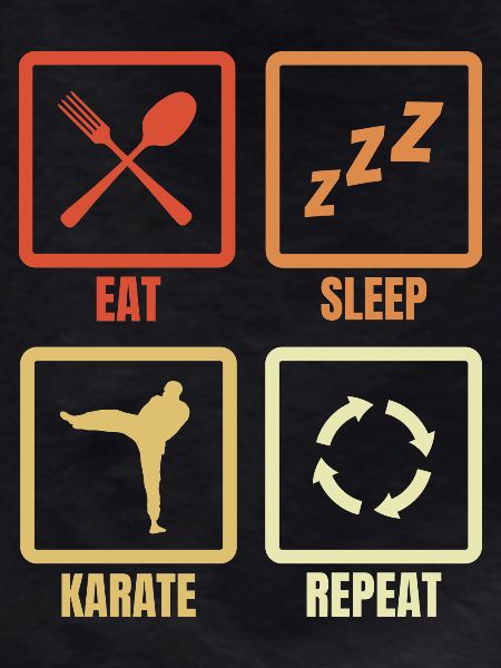 Eat Sleep Karate Repeat