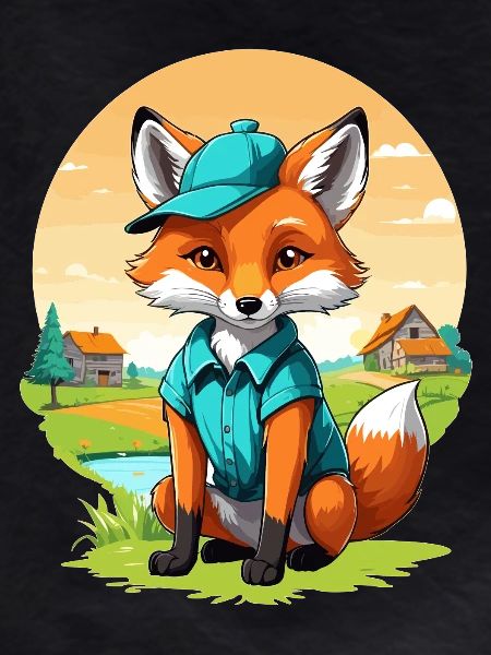 Fox with cap
