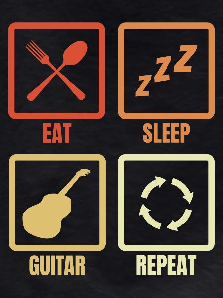Eat Sleep Guitar Repeat