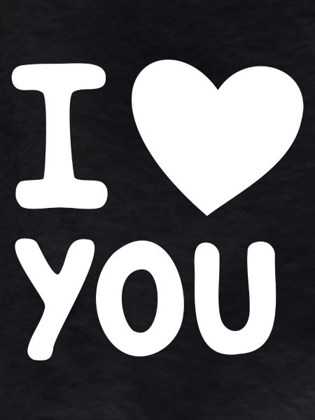 I Love You, White