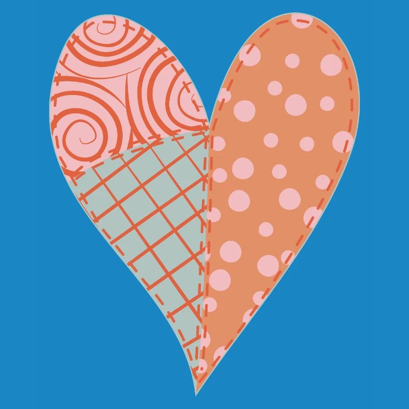 Patchwork Heart No4