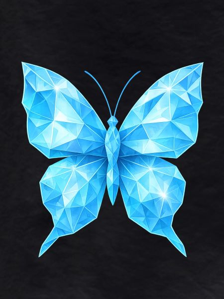 Diamond Butterfly | Geometric elegance