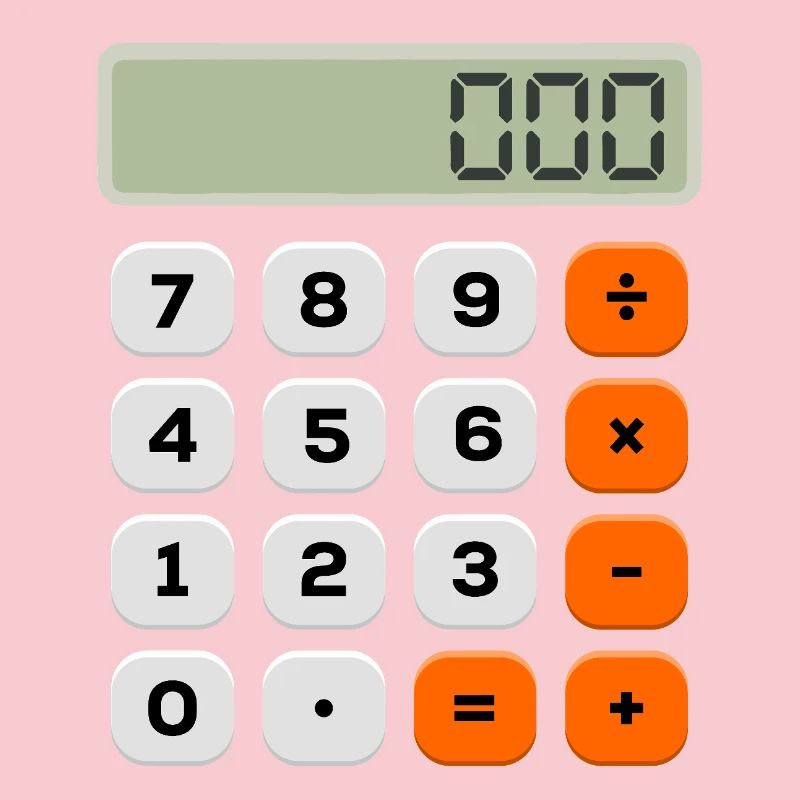 Number Day Minimalist Calculator Numerical Pattern