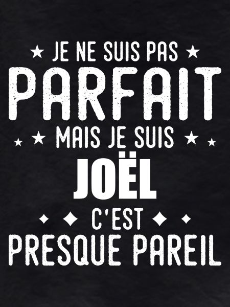 Joel: authentic, imperfect, top, perfection