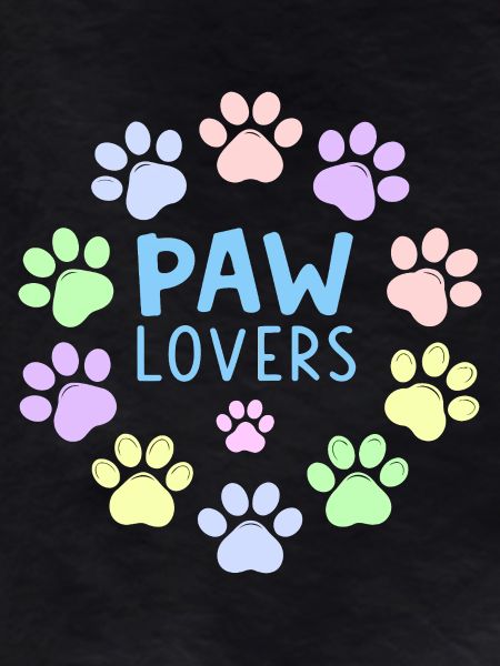 PAW LOVERS Blue Pastel Paws