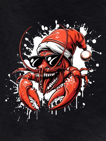 Lobster Crab Christmas Funny