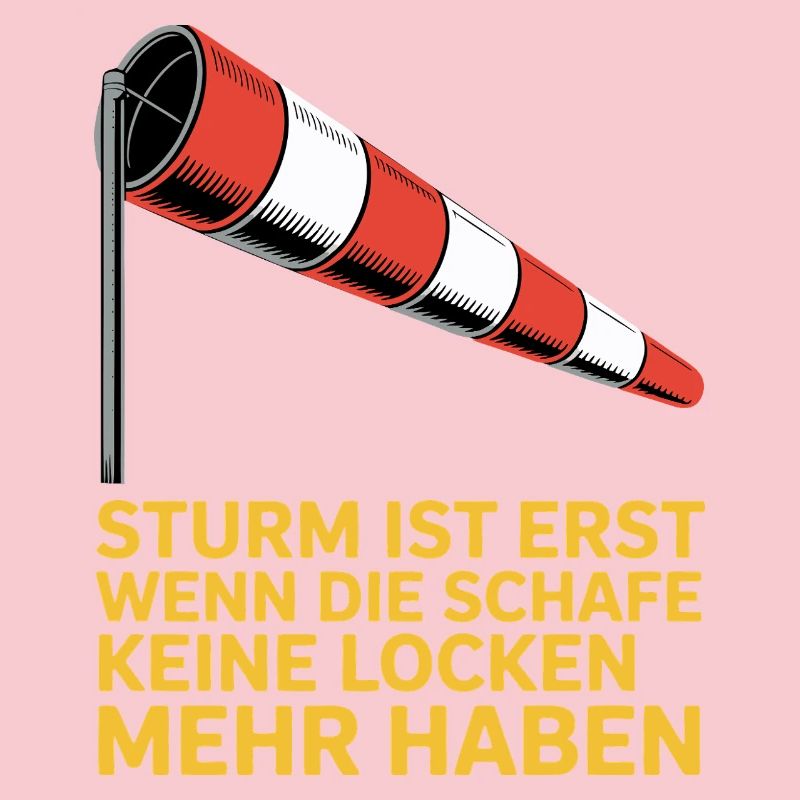 Storm text with windsock