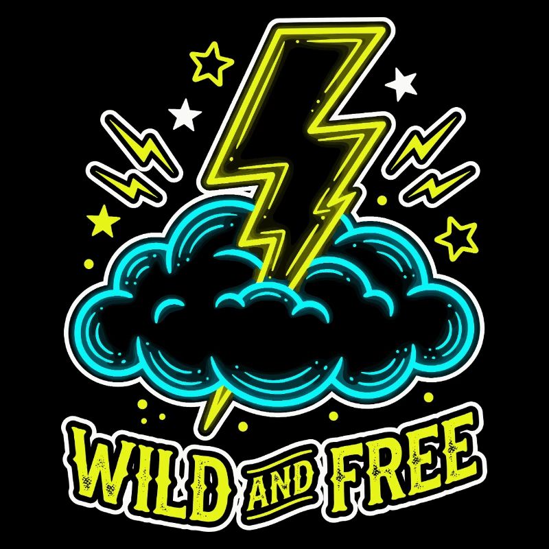 Wild And Free Lightning Cloud