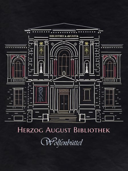 Wolfenbüttel, library hand-drawn