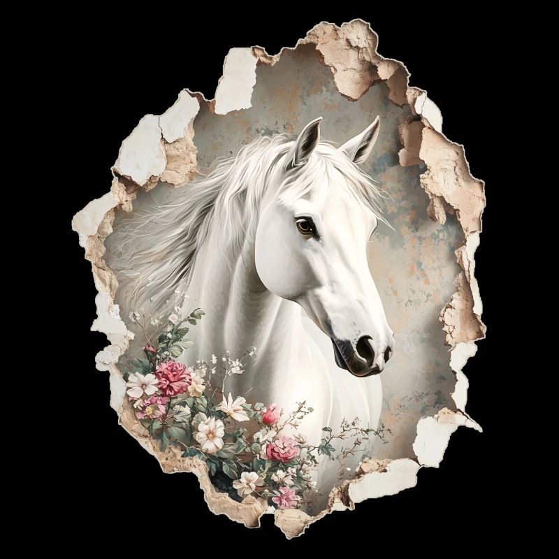 Pferd Blumen