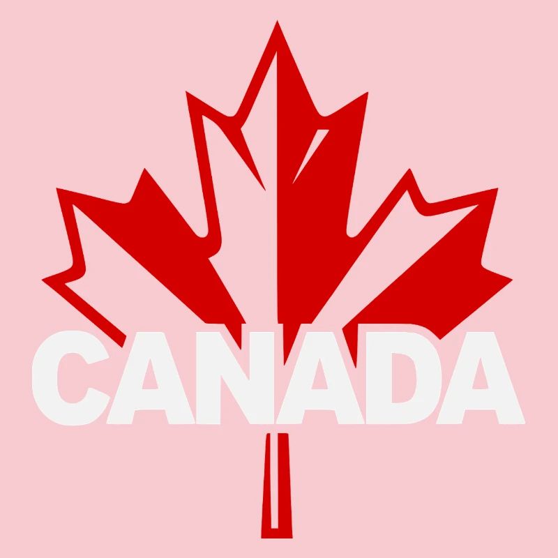 Red Maple Leaf Canada Logo