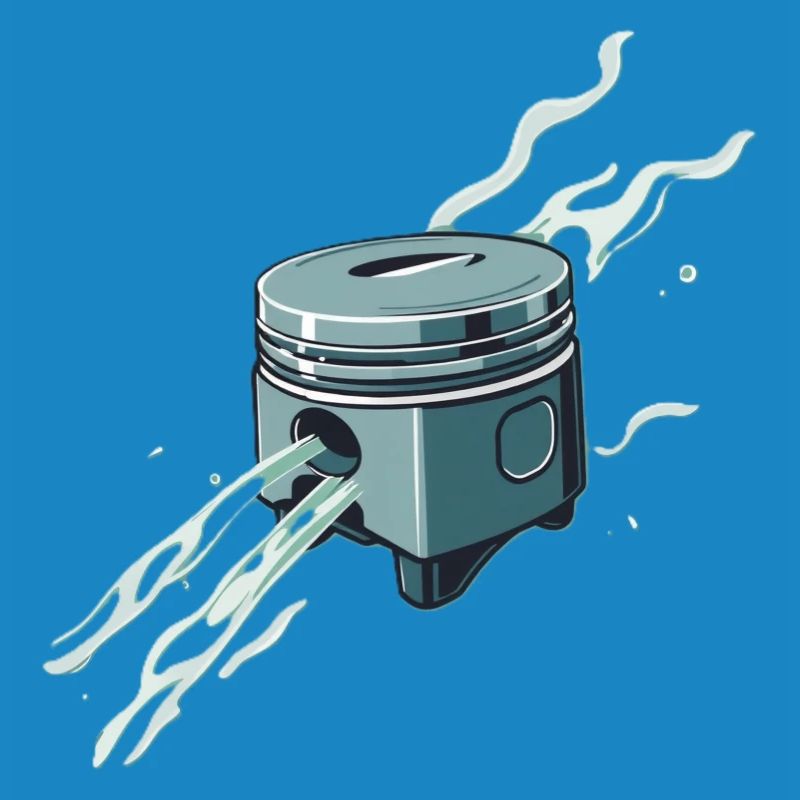 Flamme à piston