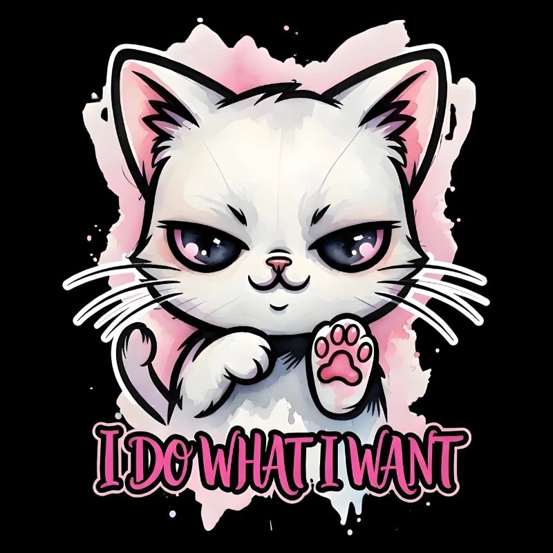 Freche Katze I Do What I Want