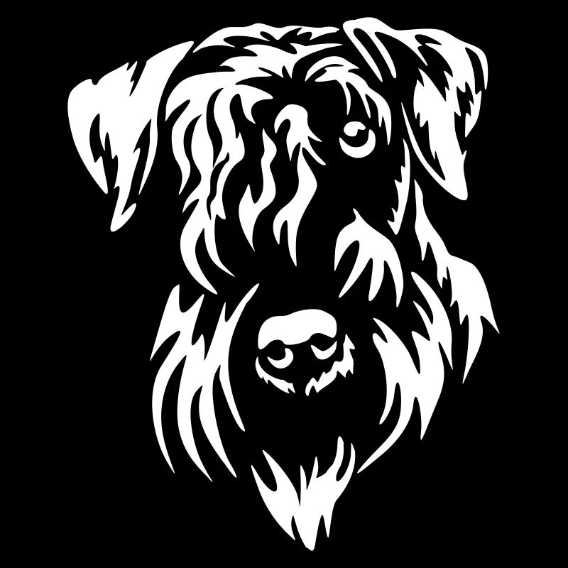 Cesky Terrier Head "Black Edition"