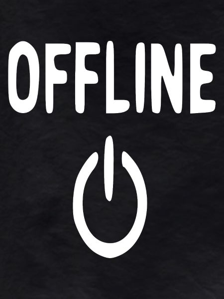 Offline Power Icon Pattern