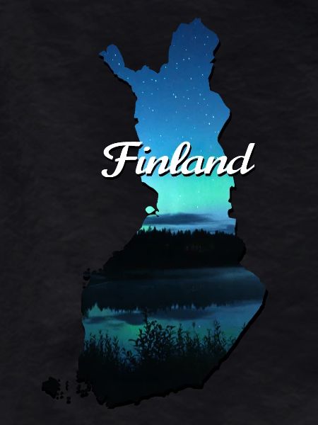 The map of Finland