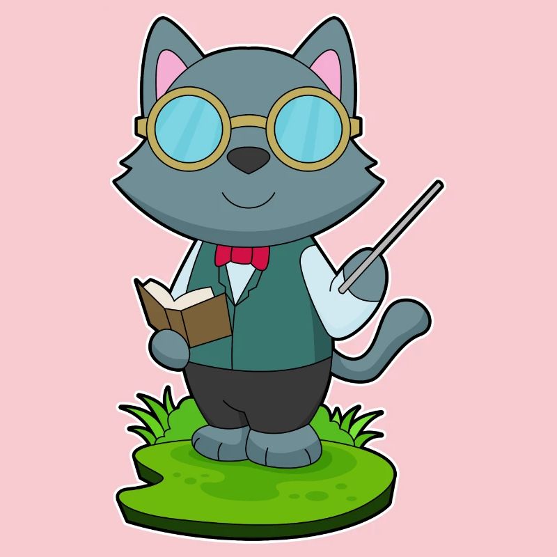 Katze Lehrer Pointer