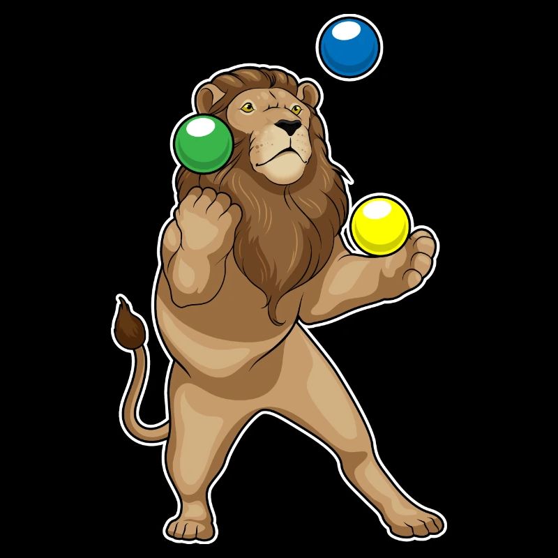 Jongleur de lion jongleur