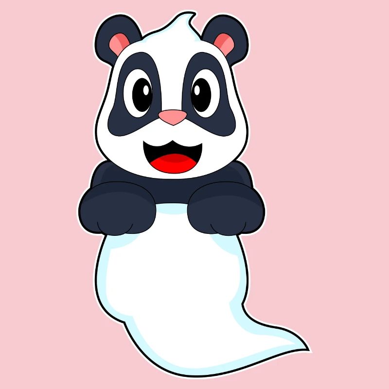 Panda Geist Halloween