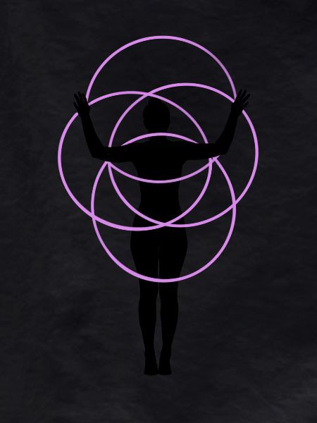 Hulahoop Silhouette