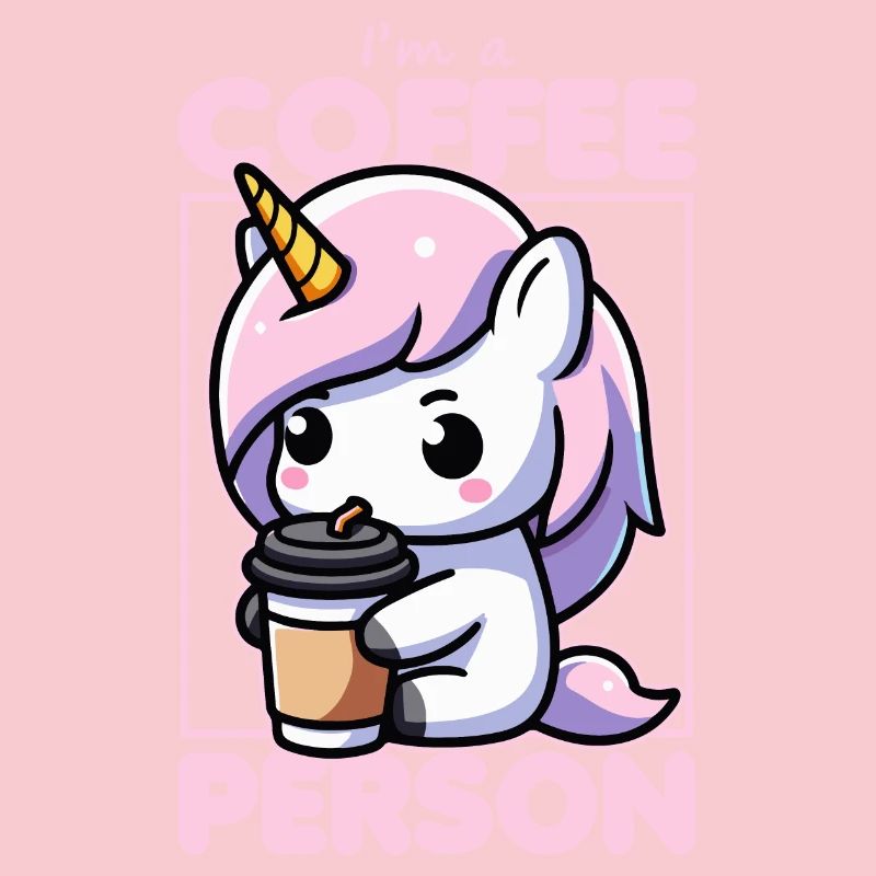 Ich bin ein Kaffeemensch Einhorn