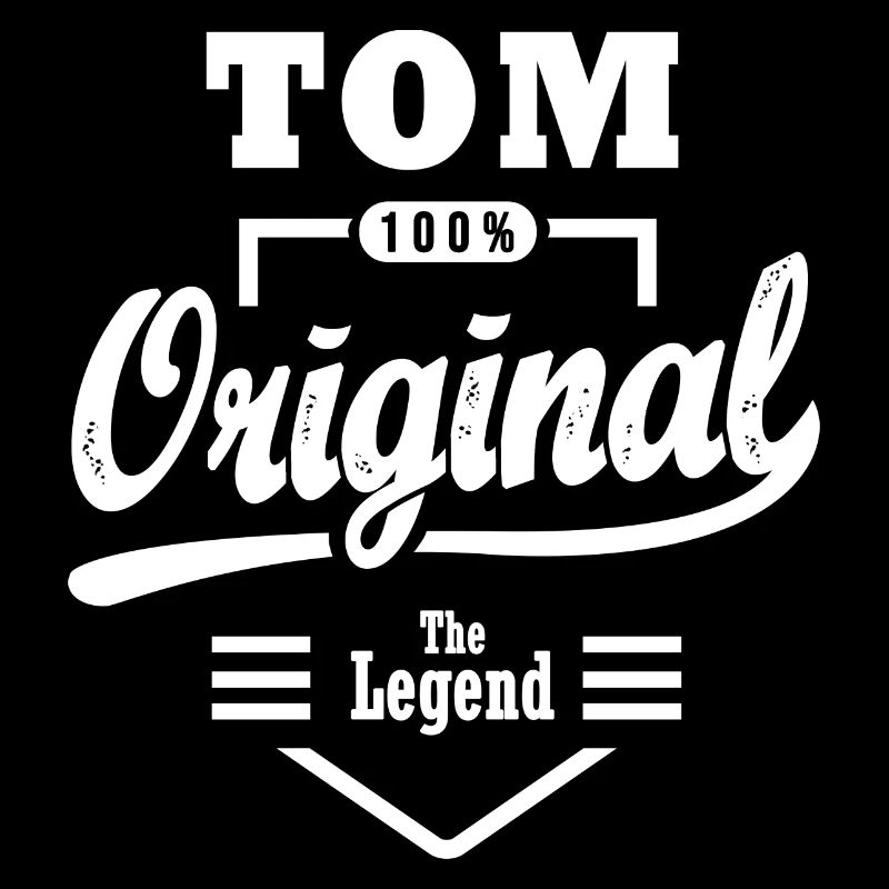TOM ORIGINAL custom t-shirt name tom