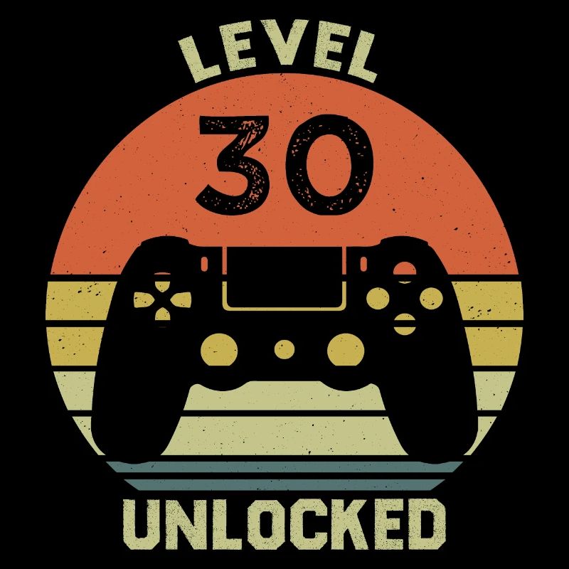 Level 30 Unlocked 30 Geburtstag Geschenk