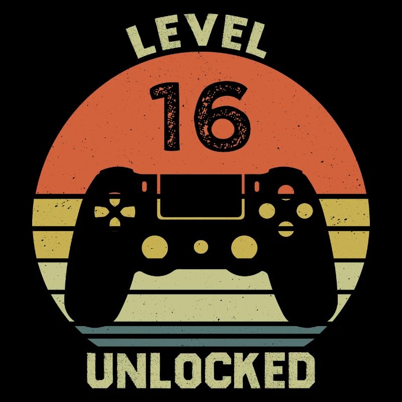 Level 16 Unlocked 16 Years Anniversary Gift