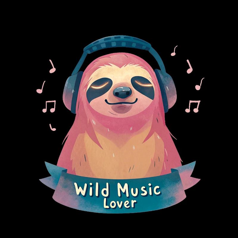 Faultier Musikliebhaber