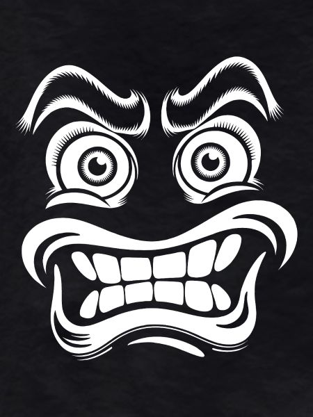 Angry Face Mask