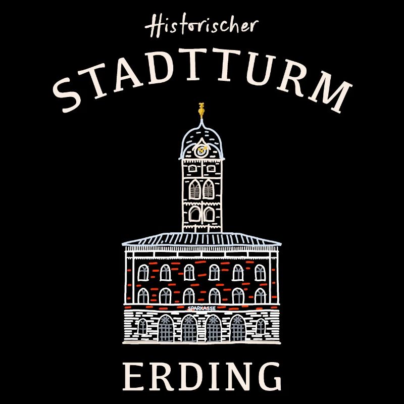 Erding kultiger Stadtturm, Bavaria, Germany