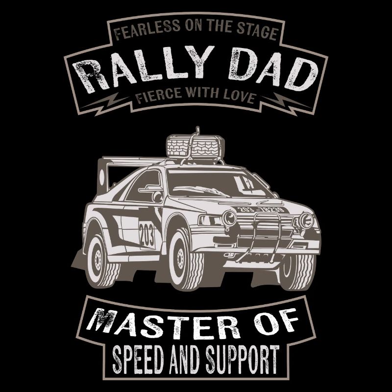 Papa de rallye maître de la vitesse