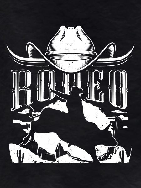 Rodeo Silhouette Bull Rider