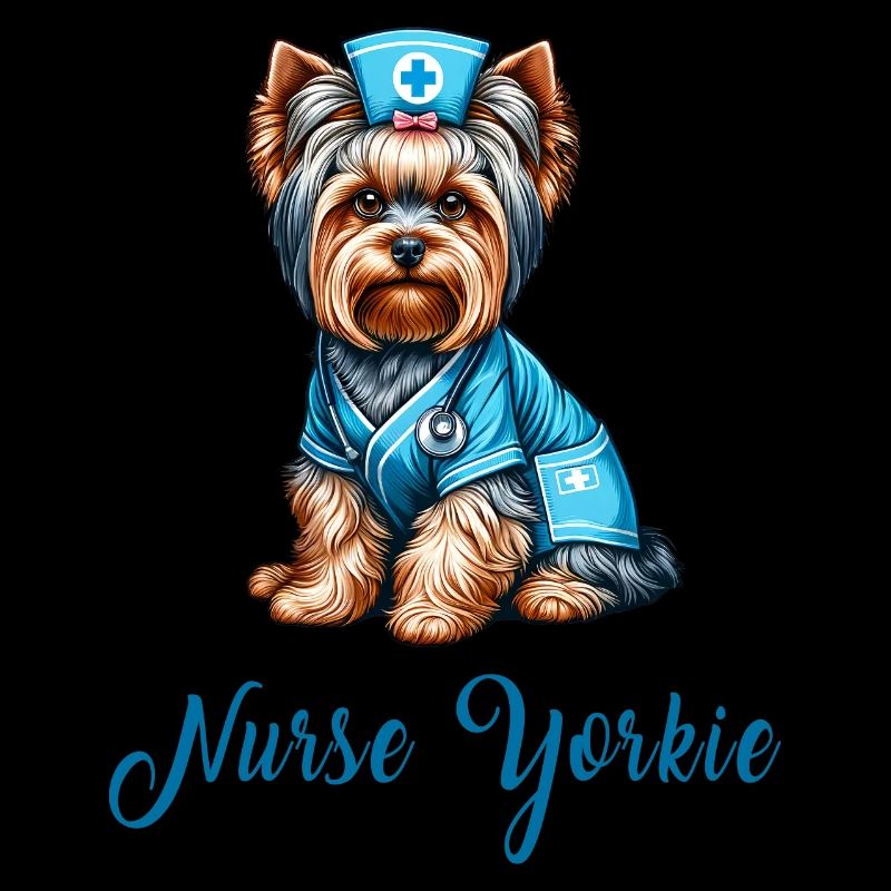 Yorkshire Terrier Krankenschwester