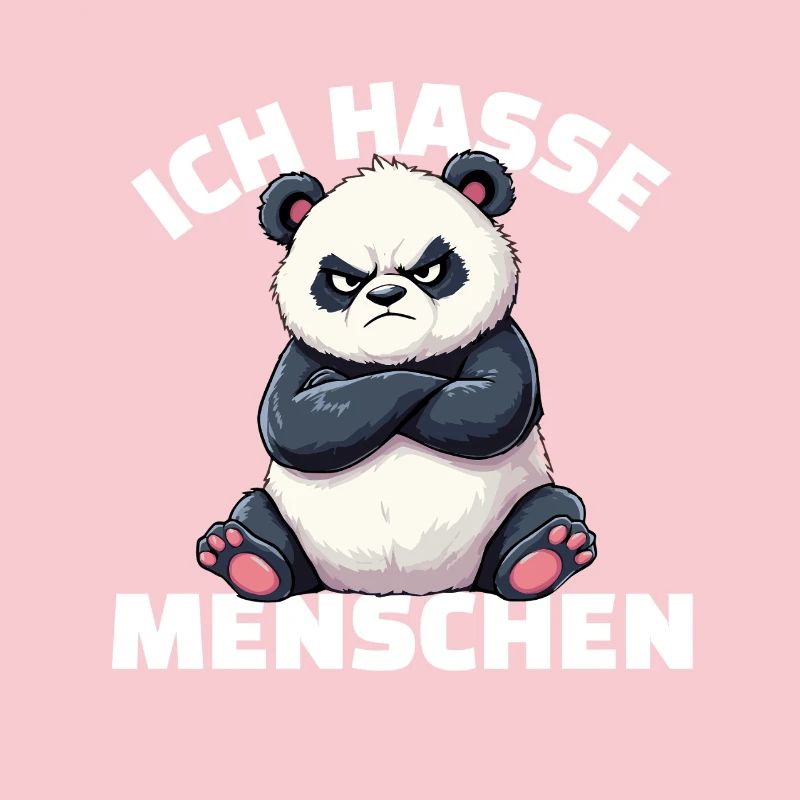 Grumpy Panda Hates People Design