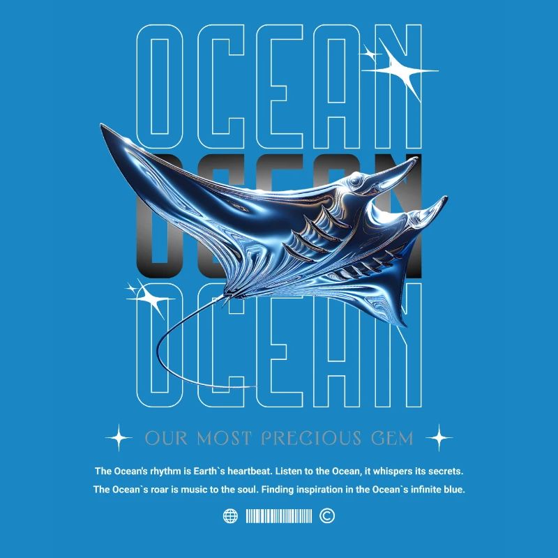 Ocean Manta Kostbarer Schatz