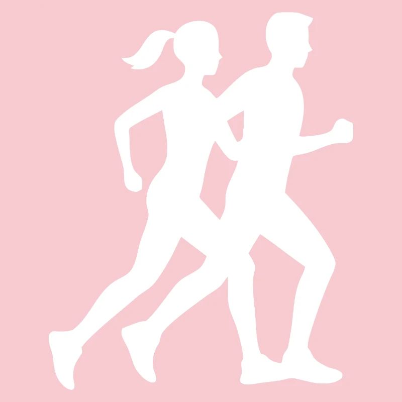 Dynamic Running Silhouette Design
