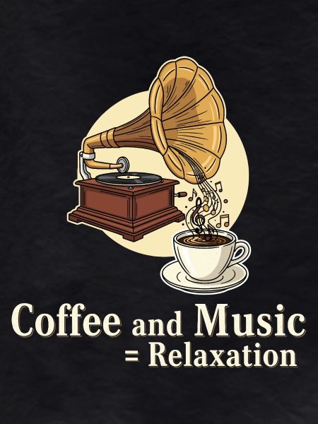 Coffee and Music = Relaxation