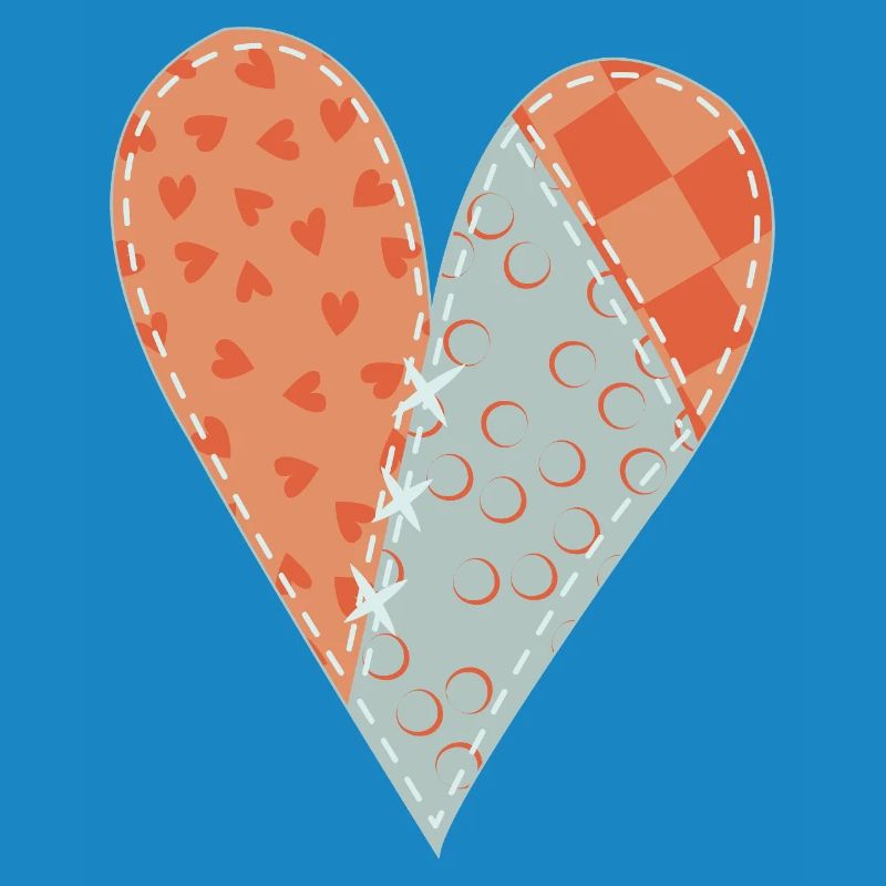 Patchwork Heart No12