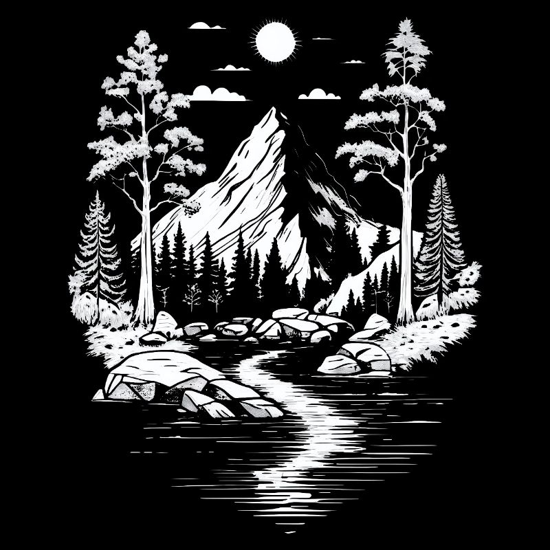 Nature Lovers Mountain Nature Landscape Trees River