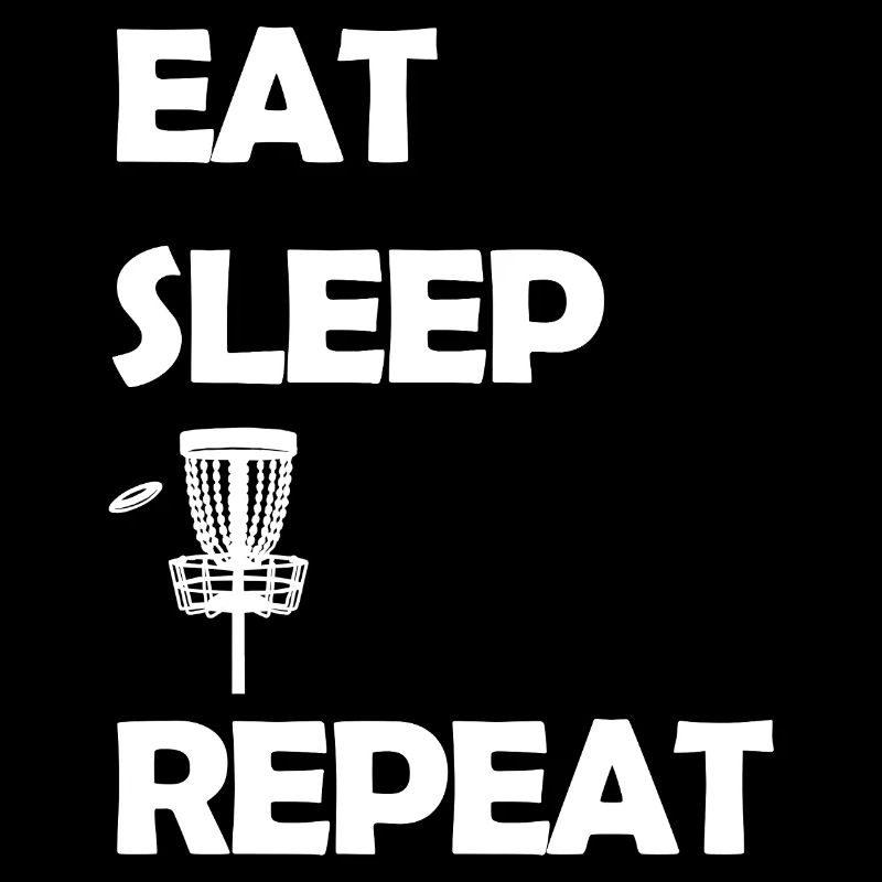 Eat Sleep Disc Golf Repeat Discgolf Trendsport